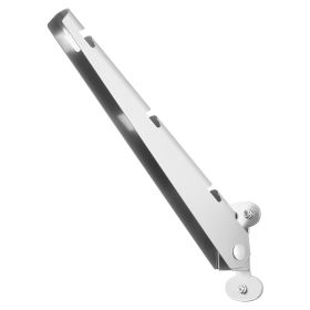 Barbed Wire Arm, 10 Packs 12.2 in Fence Post Extender, Flat or Surface Mounted, Galvanized Steel Fence Height Extender