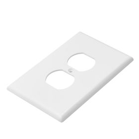 1-Gang Duplex Outlet Covers, 10 Pack Standard Size Wall Outlet Cover, Unbreakable and Impact-Resistant Polycarbonate Thermoplastic