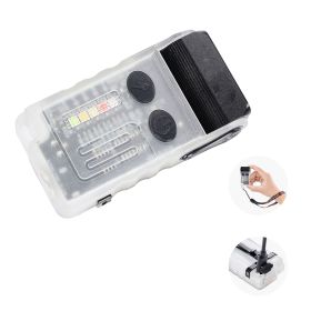 Rechargeable Keychain Flashlight, Mini LED Flashlight with 13 Lighting Modes, Portable Pocket Flashlight with Clip