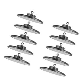 10 Pack LED High Bay Lights, 6000K 150W 21000LM Super Bright UFO LED Warehouse Shop Lights, IP65 Waterproof