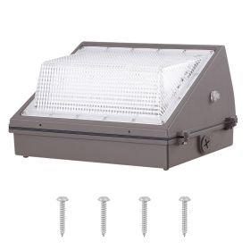 2PCs LED Wall Pack Lights, 100W 10800LM, 5000K Commercial Outdoor Lights Security Lighting Fixture