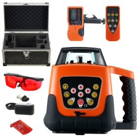 Laser Level, 1650ft, 360 Degree Self Leveling Red Cross Line Laser, 5 Rotation Speeds & 4 Scanning Angles Adjustment