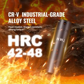 1/2" Drive Impact Socket Set, 65 Piece Socket Set SAE 3/8" to 1-1/4" and Metric 10-24mm, 6 Point Cr-V Alloy Steel for Auto Repair, Rugged Constru