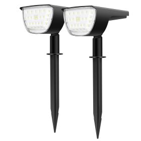Solarek 32 LEDs Solar Landscape Spotlights IP65 Waterproof Solar Lights Auto On/Off Solar Powered Security Wall Lights 3 Modes Lighting For Yard